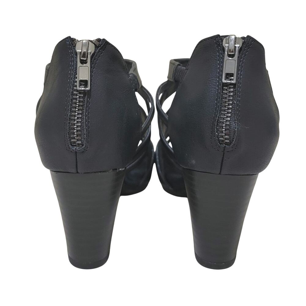 Easy Street Women Amaze Caged Strappy Sandals Size US 8W Dark Navy Blue - Picture 4 of 6